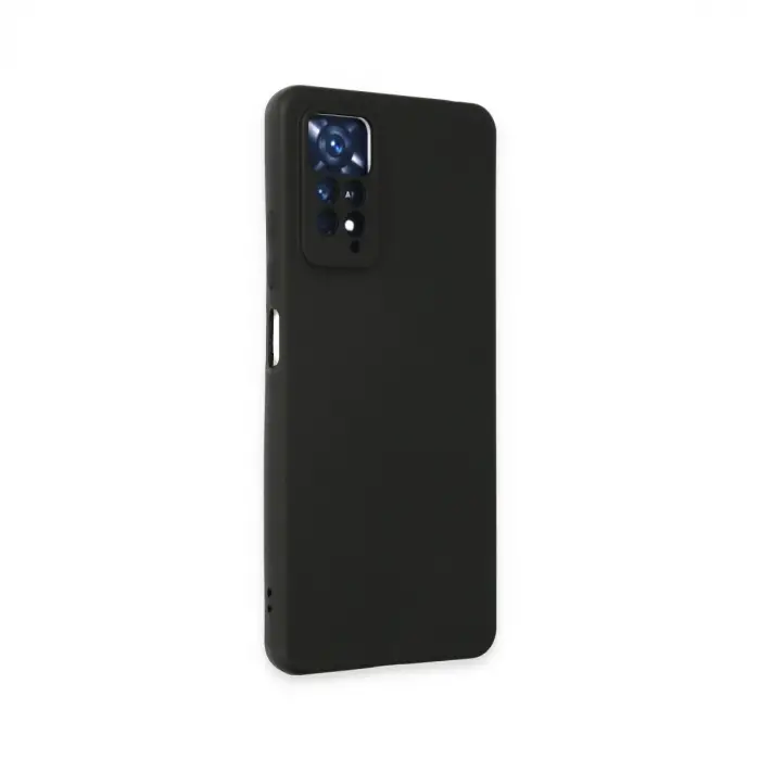 Xiaomi Redmi Note 11 Kılıf First Silikon - Siyah