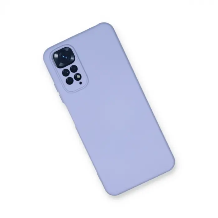 Xiaomi Redmi Note 11 Kılıf Nano İçi Kadife Silikon - Lila