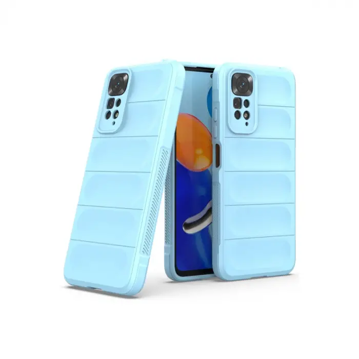 Xiaomi Redmi Note 11 Kılıf Optimum Silikon - Sky Blue