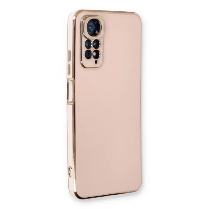 Xiaomi Redmi Note 11 Kılıf Volet Silikon - Pembe