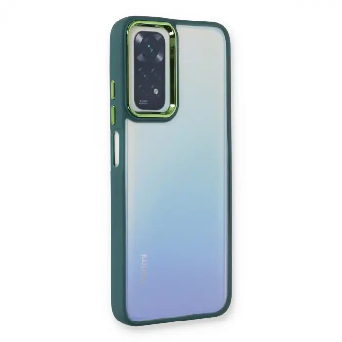 Xiaomi Redmi Note 11 Pro Kılıf Dora Kapak - Haki Yeşil