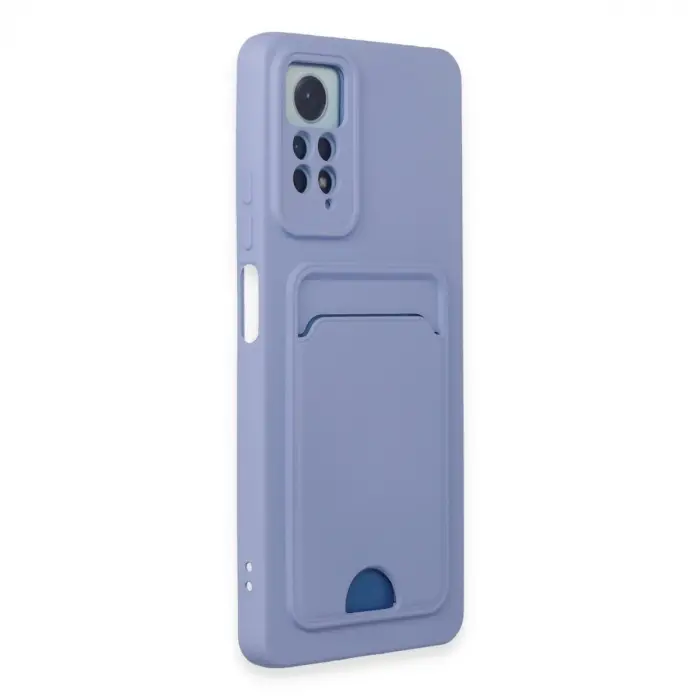 Xiaomi Redmi Note 11 Pro Kılıf Kelvin Kartvizitli Silikon - Lila