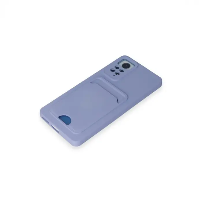 Xiaomi Redmi Note 11 Pro Kılıf Kelvin Kartvizitli Silikon - Lila