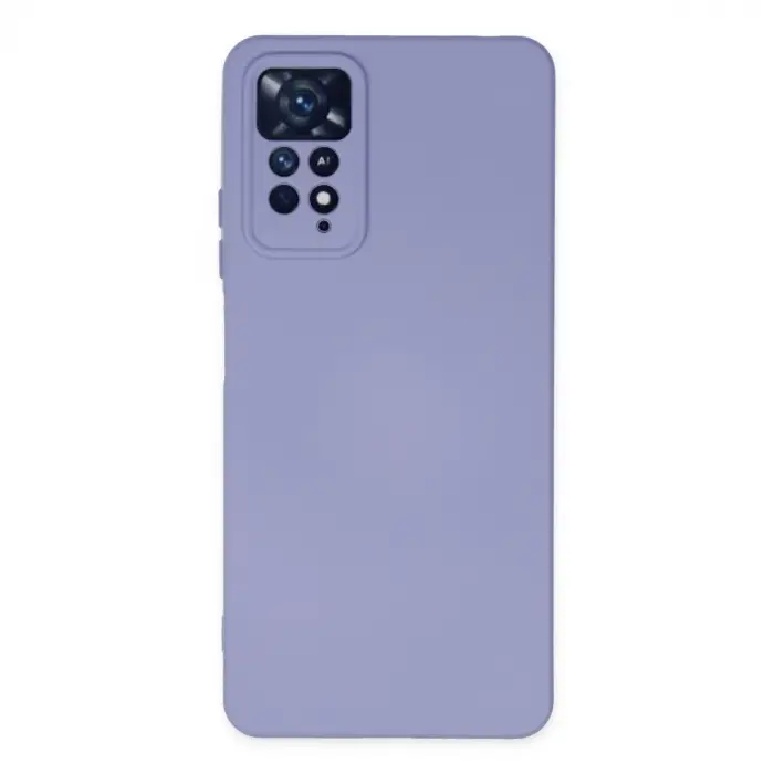 Xiaomi Redmi Note 11 Pro Kılıf Nano İçi Kadife Silikon - Lila