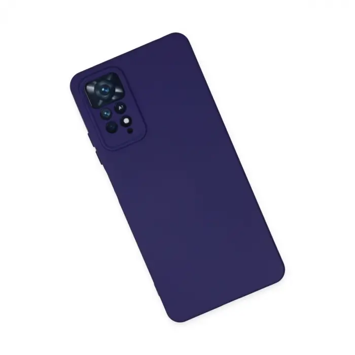 Xiaomi Redmi Note 11 Pro Kılıf Nano İçi Kadife Silikon - Mor
