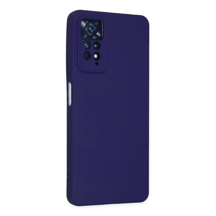 Xiaomi Redmi Note 11 Pro Kılıf Nano İçi Kadife Silikon - Mor
