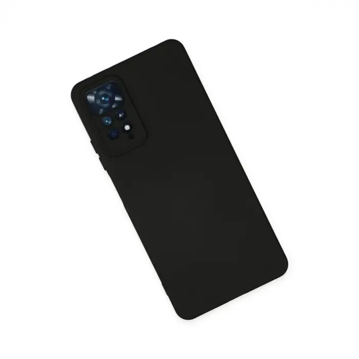 Xiaomi Redmi Note 11 Pro Kılıf Nano İçi Kadife Silikon - Siyah