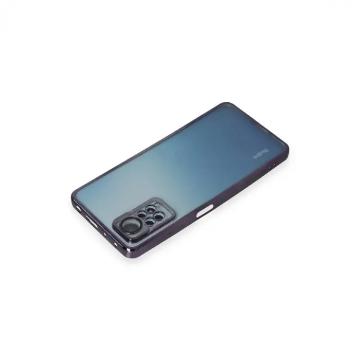 Xiaomi Redmi Note 11 Pro Kılıf Razer Lensli Silikon - Mor