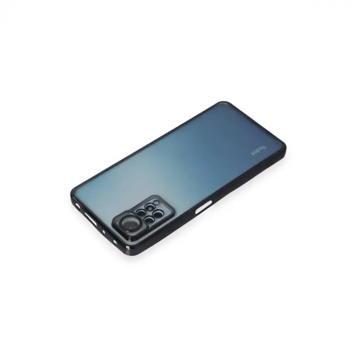 Xiaomi Redmi Note 11 Pro Kılıf Razer Lensli Silikon - Siyah