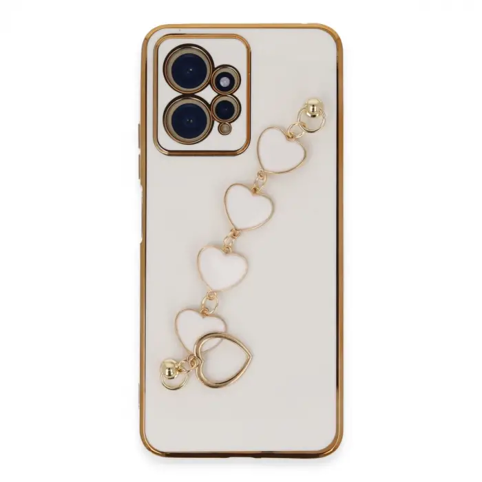 Xiaomi Redmi Note 12 4g Kılıf Esila Silikon - Beyaz