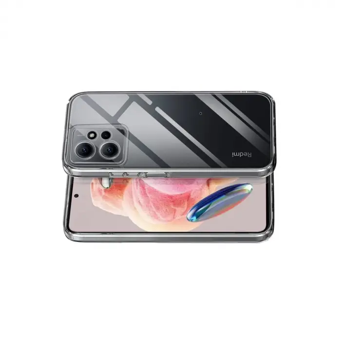 Xiaomi Redmi Note 12 4g Kılıf Lüx Şeffaf Silikon