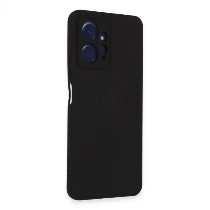 Xiaomi Redmi Note 12 4g Kılıf Nano İçi Kadife Silikon - Siyah