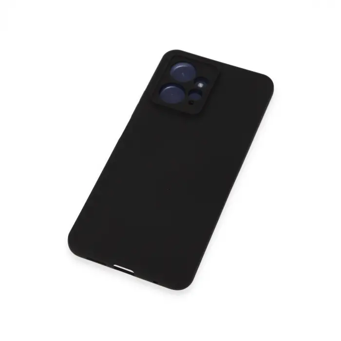 Xiaomi Redmi Note 12 4g Kılıf Nano İçi Kadife Silikon - Siyah