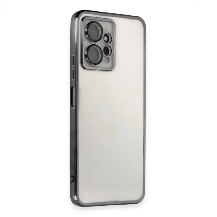 Xiaomi Redmi Note 12 4g Kılıf Razer Lensli Silikon - Siyah