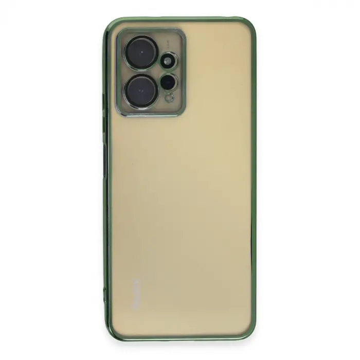 Xiaomi Redmi Note 12 4g Kılıf Razer Lensli Silikon - Yeşil