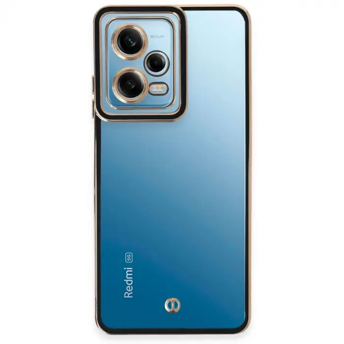 Xiaomi Redmi Note 12 5g Kılıf Liva Lens Silikon - Siyah