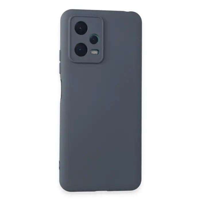 Xiaomi Redmi Note 12 5g Kılıf Nano İçi Kadife Silikon - Gri