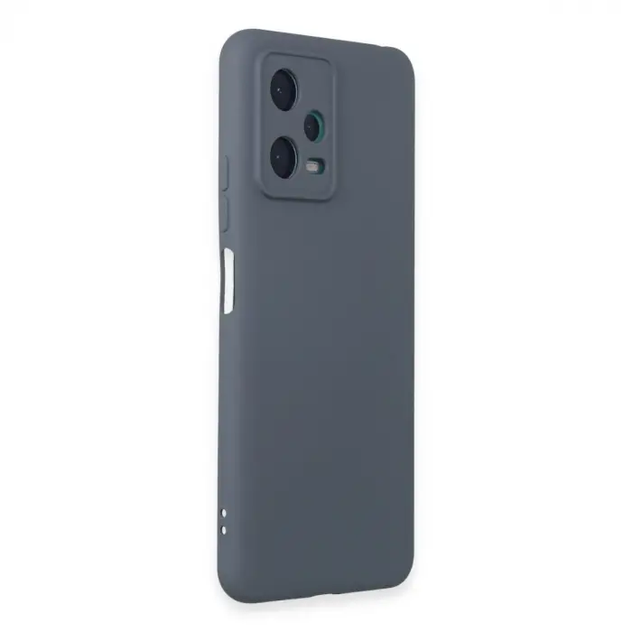 Xiaomi Redmi Note 12 5g Kılıf Nano İçi Kadife Silikon - Gri