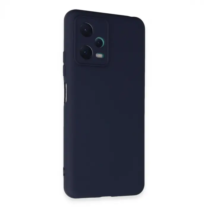 Xiaomi Redmi Note 12 5g Kılıf Nano İçi Kadife Silikon - Lacivert