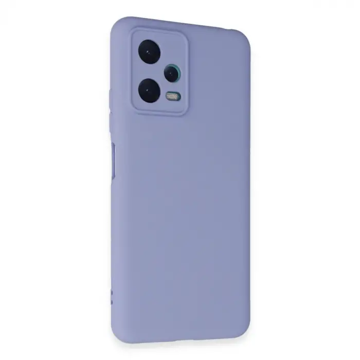 Xiaomi Redmi Note 12 5g Kılıf Nano İçi Kadife Silikon - Lila