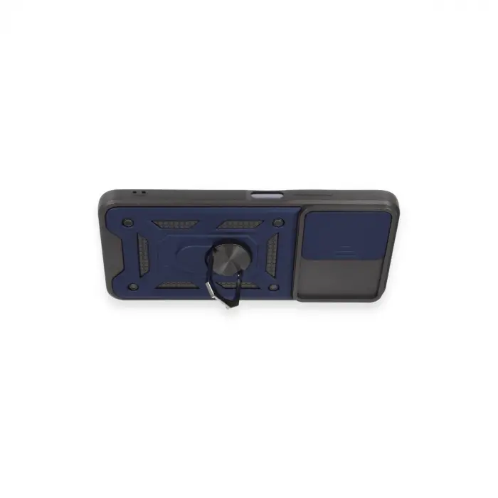 Xiaomi Redmi Note 12 5g Kılıf Pars Lens Yüzüklü Silikon - Lacivert