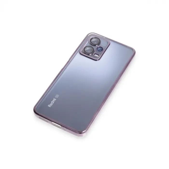 Xiaomi Redmi Note 12 5g Kılıf Razer Lensli Silikon - Mor