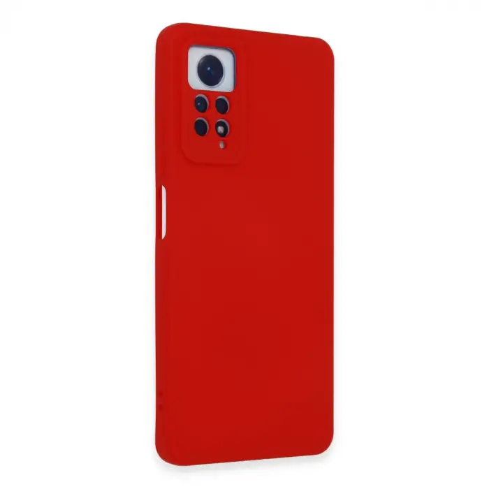 Xiaomi Redmi Note 12 Pro 4g Kılıf Nano İçi Kadife Silikon - Kırmızı