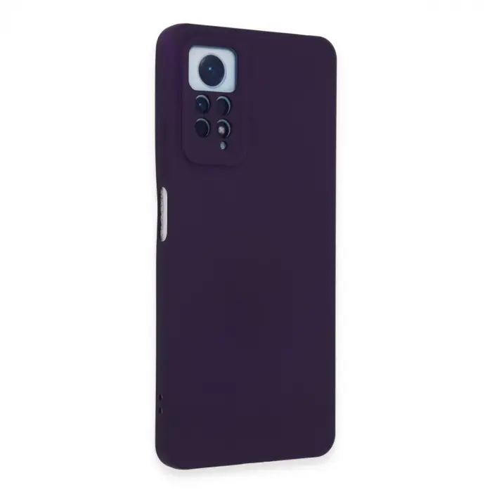 Xiaomi Redmi Note 12 Pro 4g Kılıf Nano İçi Kadife Silikon - Mor