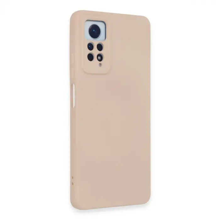 Xiaomi Redmi Note 12 Pro 4g Kılıf Nano İçi Kadife Silikon - Pudra