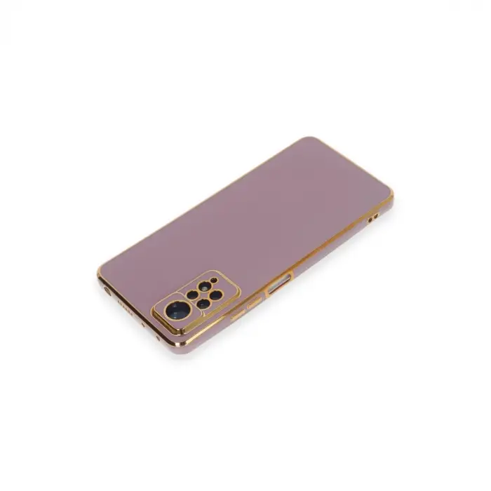 Xiaomi Redmi Note 12 Pro 4g Kılıf Volet Silikon - Mor