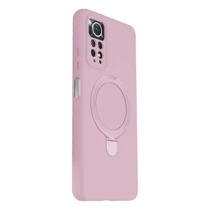 Xiaomi Redmi Note 12 Pro 4g Regal Magsafe Standlı Kapak - Açık Pembe