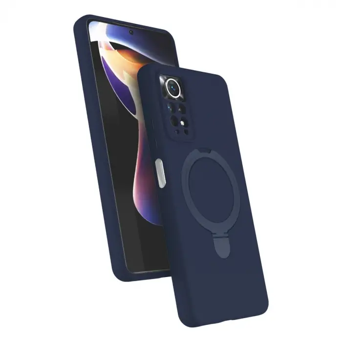 Xiaomi Redmi Note 12 Pro 4g Regal Magsafe Standlı Kapak - Lacivert