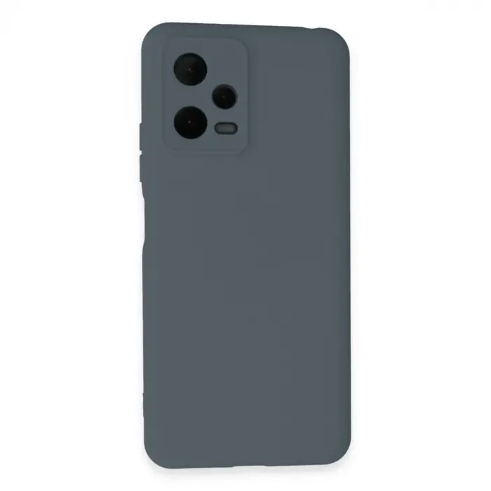 Xiaomi Redmi Note 12 Pro 5g Kılıf Nano İçi Kadife Silikon - Gri