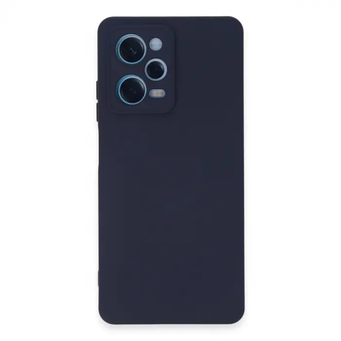Xiaomi Redmi Note 12 Pro 5g Kılıf Nano İçi Kadife Silikon - Lacivert