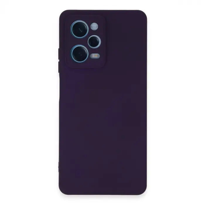 Xiaomi Redmi Note 12 Pro 5g Kılıf Nano İçi Kadife Silikon - Mor