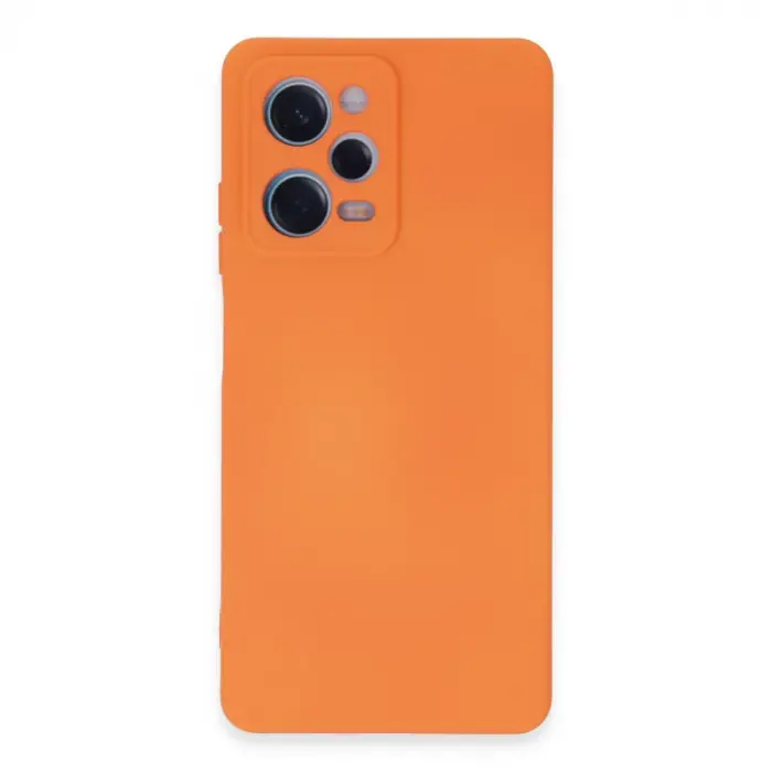 Xiaomi Redmi Note 12 Pro 5g Kılıf Nano İçi Kadife Silikon - Turuncu