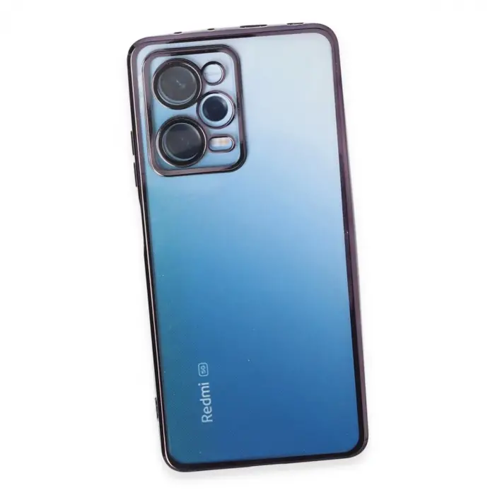 Xiaomi Redmi Note 12 Pro 5g Kılıf Razer Lensli Silikon - Mor