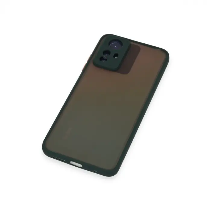 Xiaomi Redmi Note 12s Kılıf Montreal Silikon Kapak - Yeşil