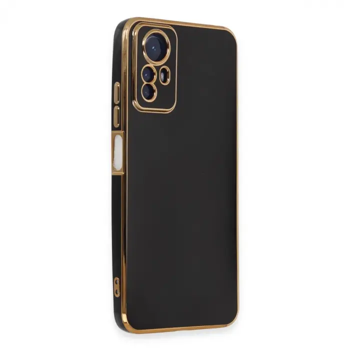 Xiaomi Redmi Note 12s Kılıf Volet Silikon - Siyah