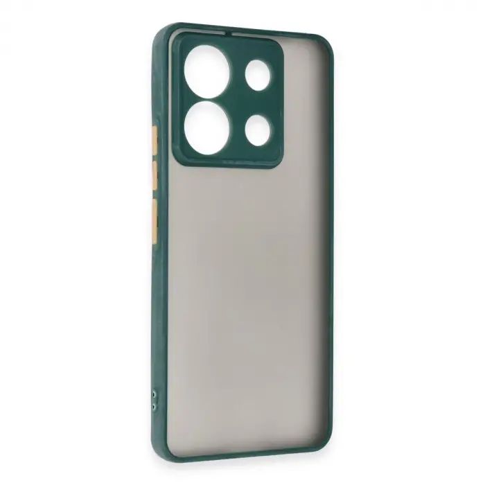 Xiaomi Redmi Note 13 5g Kılıf Montreal Silikon Kapak - Yeşil