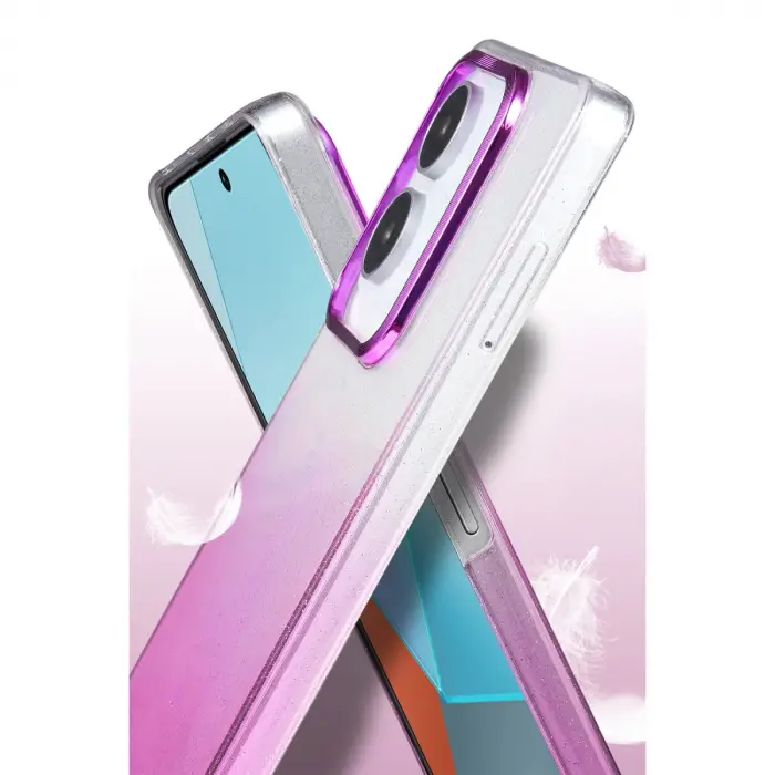 Xiaomi Redmi Note 13 Pro 4g Glossy Kapak - Siyah