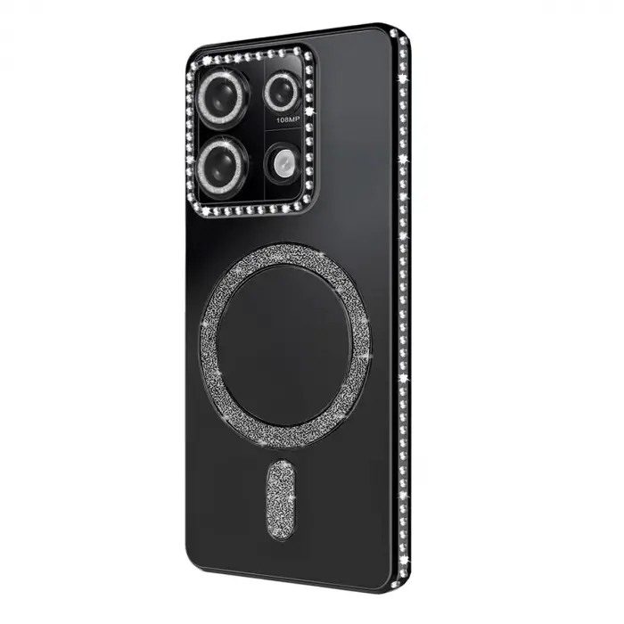 Xiaomi Redmi Note 13 Pro 4g Joke Simli Magneticsafe Kılıf - Siyah