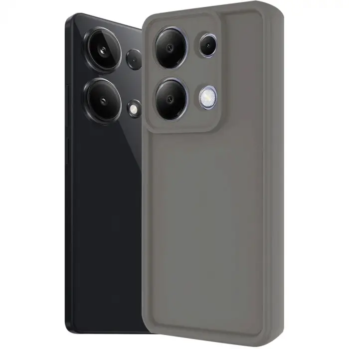 Xiaomi Redmi Note 13 Pro 4g Kılıf Viera Silikon - Gri