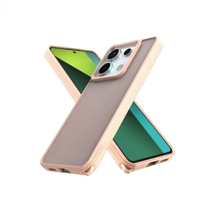 Xiaomi Redmi Note 13 Pro 5g Kılıf Elegant Kapak - Pudra