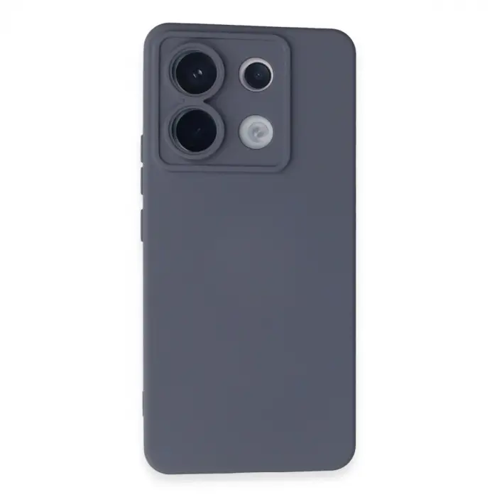 Xiaomi Redmi Note 13 Pro 5g Kılıf Nano İçi Kadife Silikon - Gri