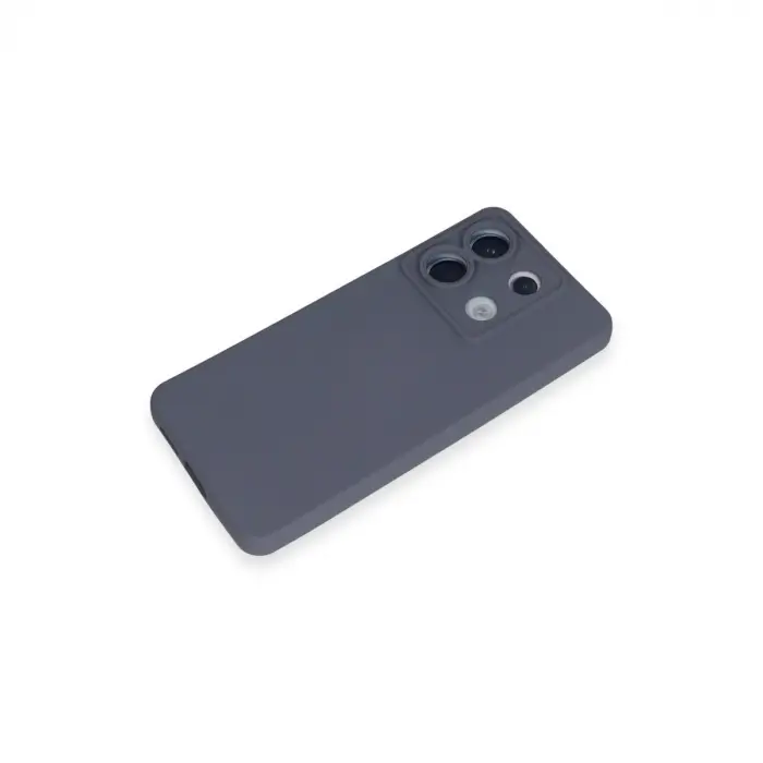 Xiaomi Redmi Note 13 Pro 5g Kılıf Nano İçi Kadife Silikon - Gri