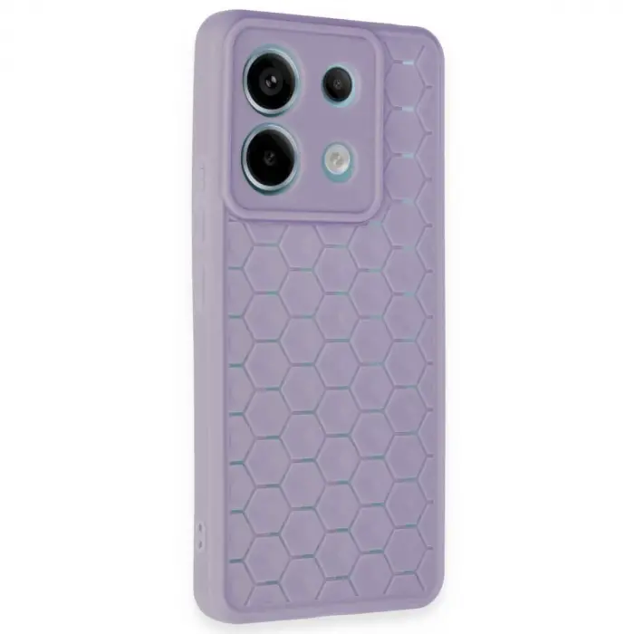 Xiaomi Redmi Note 13 Pro 5g Kılıf Petek Silikon Kapak - Lila