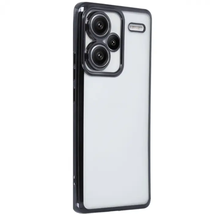 Xiaomi Redmi Note 13 Pro Plus Kılıf Razer Lensli Silikon - Siyah