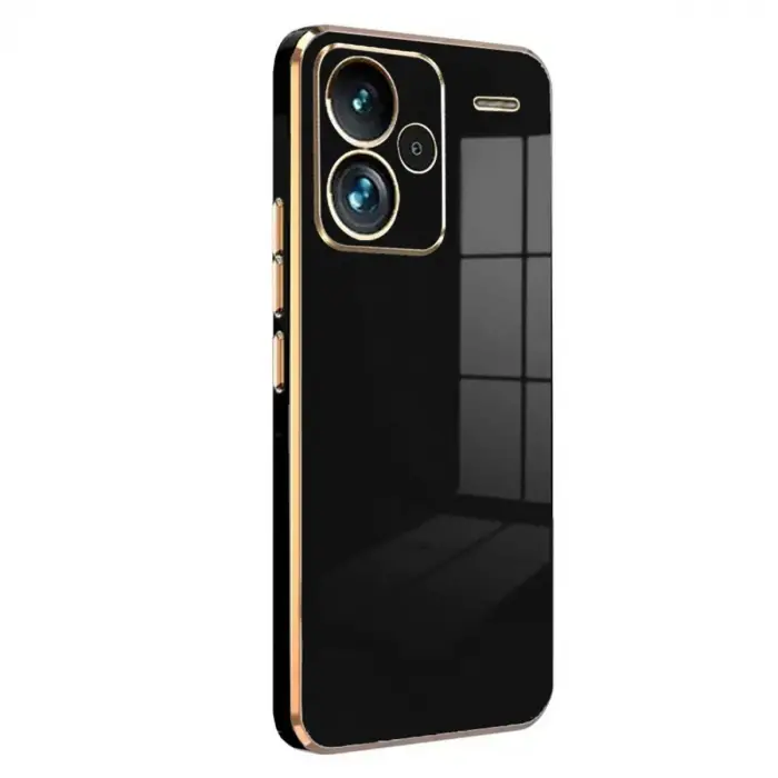 Xiaomi Redmi Note 13 Pro Plus Kılıf Volet Silikon - Siyah