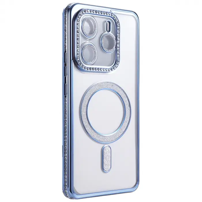 Xiaomi Redmi Note 14 4g Joke Simli Magneticsafe Kılıf - Mavi